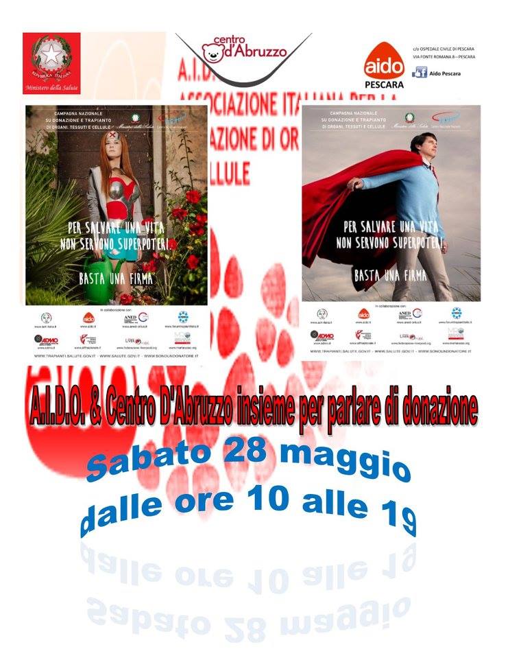 Gemellaggio ADMO, AIDO e Fan Club Cane Pastore Italiano all' Ipercoop...