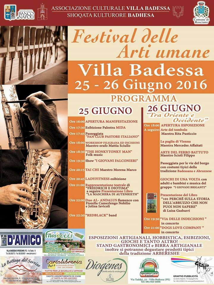 Il Fan Club del Cane da Pastore Italiano, partecipa al Festival delle Arti umane a Villa Badessa